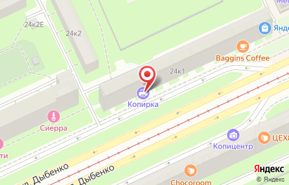 Магазин входных и межкомнатных дверей Двери Нева на метро Улица Дыбенко на карте
