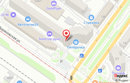 Агентство недвижимости Абажур на Зыряновской улице на карте