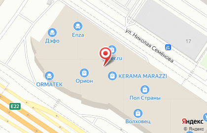 Мебельный салон Lazurit на улице Федюнинского на карте