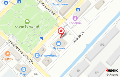 Алладин на Гвардейской улице на карте