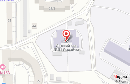 Детский сад №51 в Нижнем Новгороде на карте