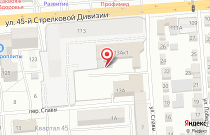 Автостоянка в Воронеже на карте