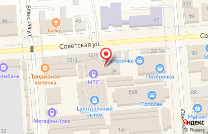 Производственная компания Горизонт-Строй на Советской улице на карте