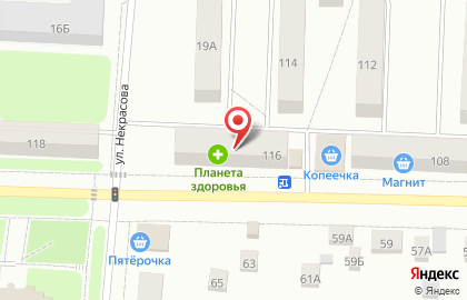 Магазин Любимый чай на Советской улице, 116 на карте