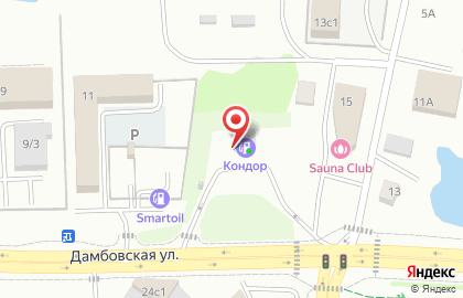 День и Ночь на Дамбовской улице на карте
