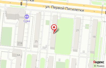 Продовольственный магазин Феникс в Тракторозаводском районе на карте