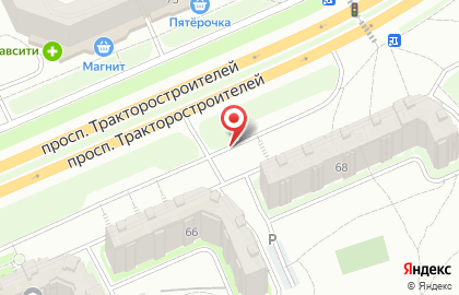 Автостоянка в Чебоксарах на карте