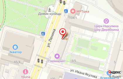 Магазин садовых товаров Дачница в Советском районе на карте