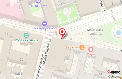 Банкомат Россия на Малой Садовой улице на карте