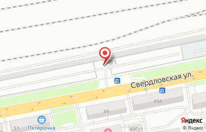 Шиномонтажная мастерская на Свердловской, 49/1 на карте