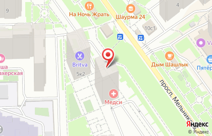 Медицинский центр Нарус на проспекте Мельникова на карте