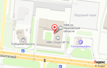 УФК, Управление Федерального казначейства по Ивановской области на карте