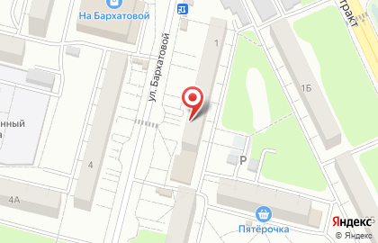 Парикмахерская Шоколад на улице Бархатовой на карте