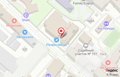 Детско-юношеская футбольная школа Санкт-Петербург на Большой Разночинной улице, 25 на карте
