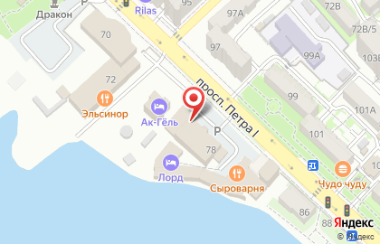 Цифровой супермаркет DNS в Ленинском районе на карте