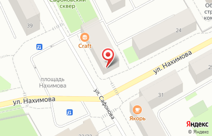 Магазин Окраина вкуснее на улице Сафонова на карте
