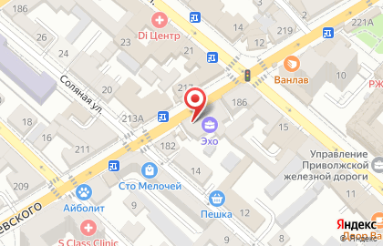 Салон МТС на улице Чернышевского на карте
