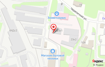 Магазин автоэмалей на Черепичной улице на карте
