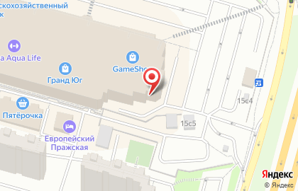 Банкомат Кредит Европа банк на метро Пражская на карте