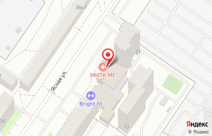 Екатеринбургский центр МНТК на Ясной улице на карте