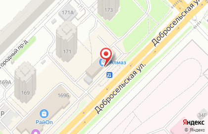 ТЦ Алмаз на Добросельской улице на карте