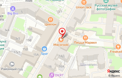 Бургерная МЯСОROOB на Большой Покровской улице на карте