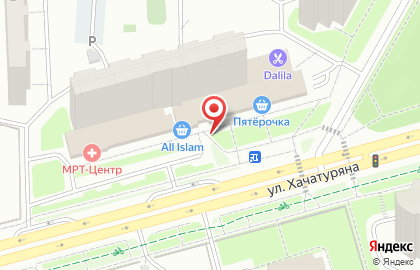 Пятерочка Универсам в Отрадном (ул Хачатуряна) на карте