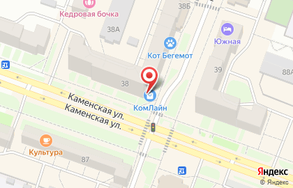 Отделение службы доставки Boxberry на Комсомольском бульваре на карте