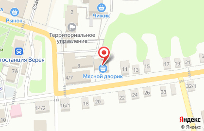 Магазин у дома Бристоль на Ленинской улице на карте