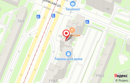 Магазин товаров для животных на Светлановском проспекте на карте