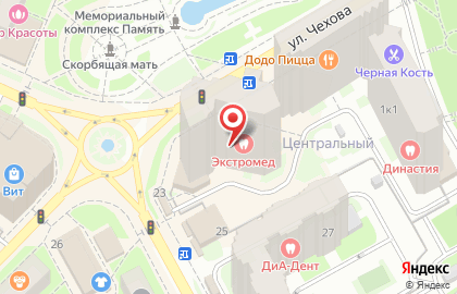Магазин Суши Сет на улице Чехова на карте