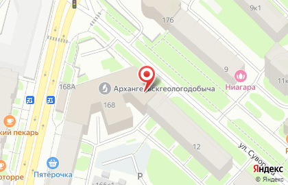 Банкомат Открытие в Архангельске на карте