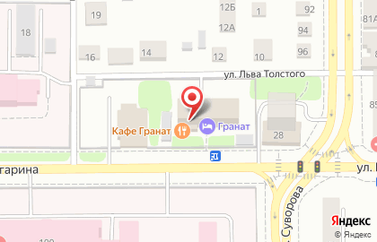 Бар Гранат и Карат в Ленинском районе на карте