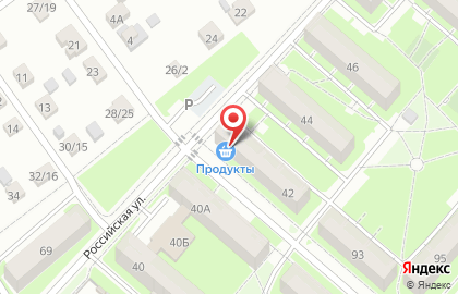 Продуктовый магазин в Москве на карте