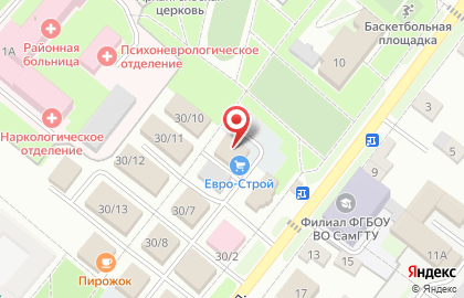 Строительный магазин Евро-Строй на Советской улице на карте