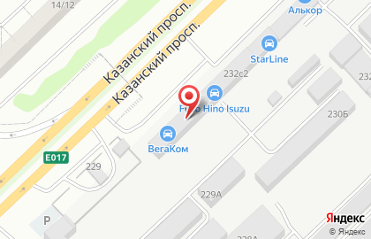 Магазин Подшипник-центр на Казанском проспекте на карте