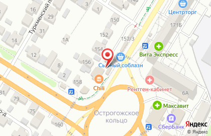 Киоск по продаже цветов на Краснознамённой улице на карте