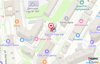 Юридическая компания КонсулЪ в Нижегородском районе на карте
