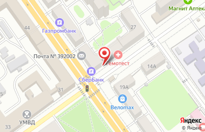 Банкомат Центрально-Черноземный банк Сбербанка России, Тамбовское отделение на Советской улице, 21 на карте