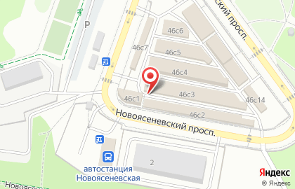 Продовольственный магазин в Москве на карте