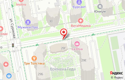 Ребрышковая на улице Циолковского на карте