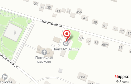 Почта России в Липецке на карте