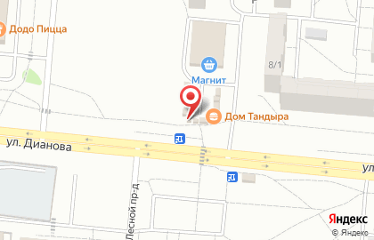 Магазин молочной продукции в Кировском районе на карте