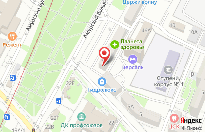 Кафе Шашлык-Машлык на Амурском бульваре на карте