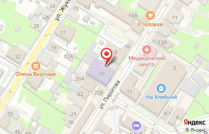Магазин головных уборов и купальников Женский стиль в Центральном районе на карте