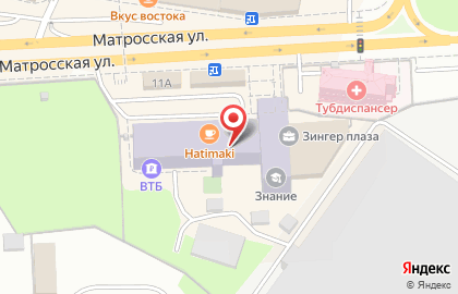 Кафе Hatimaki на Комсомольской на карте