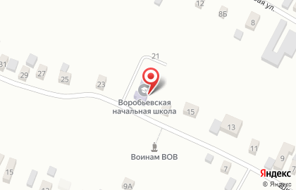 Начальная общеобразовательная школа д. Воробьево на карте