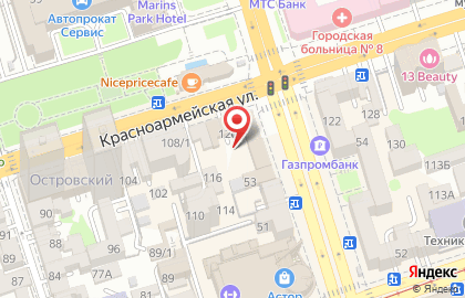 Мегафон на Будённовском проспекте на карте