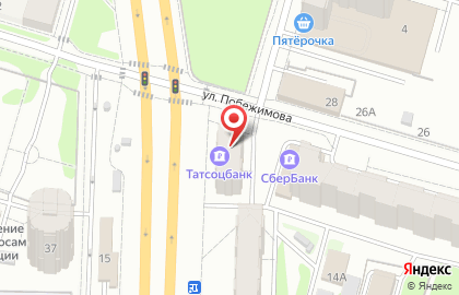Банкомат Татсоцбанк на улице Копылова на карте