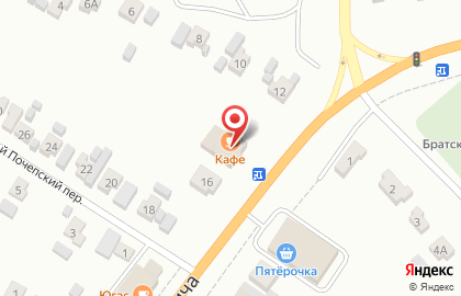 Кафе Витязь, кафе в Брянске на карте
